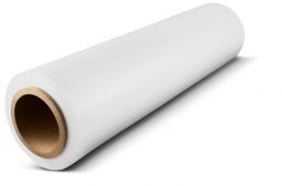 White Hand Wrapping Film – 25 Micron - Flush Core (price per box of 6 rolls)