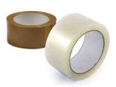 Self Adhesive Tape Clear and Buff (price per box of 36 rolls)