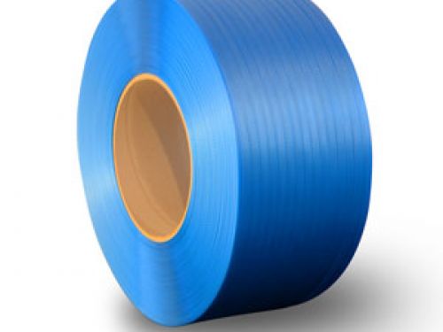 Click Here To Enlarge This Photo Of Machine Grade Polypropylene Strapping – Blue (price per box of 2 coils)
